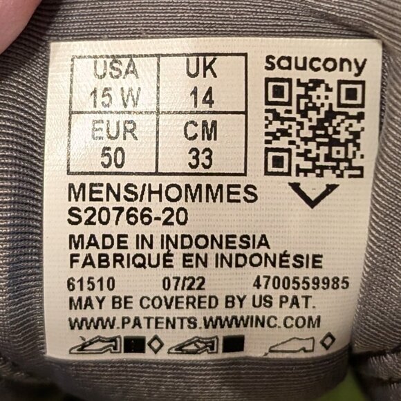 Saucony Echelon 9 S20766-20 Running Shoes Size 15W - Picture 11 of 11